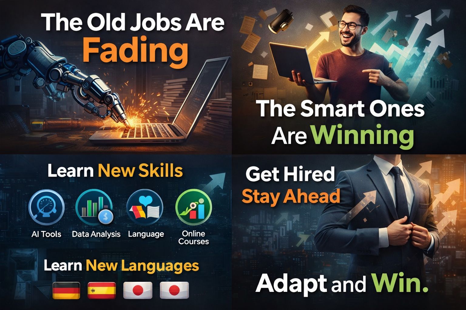 The Old Jobs Are Fading. The Smart Ones Are Winning. 